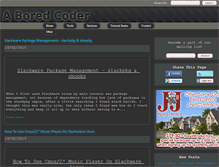 Tablet Screenshot of aboredcoder.com
